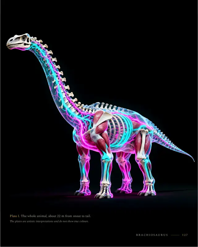 Brachiosaurus: right page